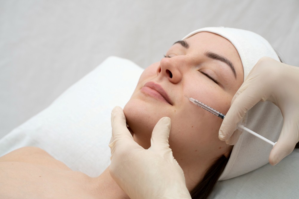 Mesoterapia facial con microinyecciones para hidratar y revitalizar la piel en Infinity Clinic Valencia
